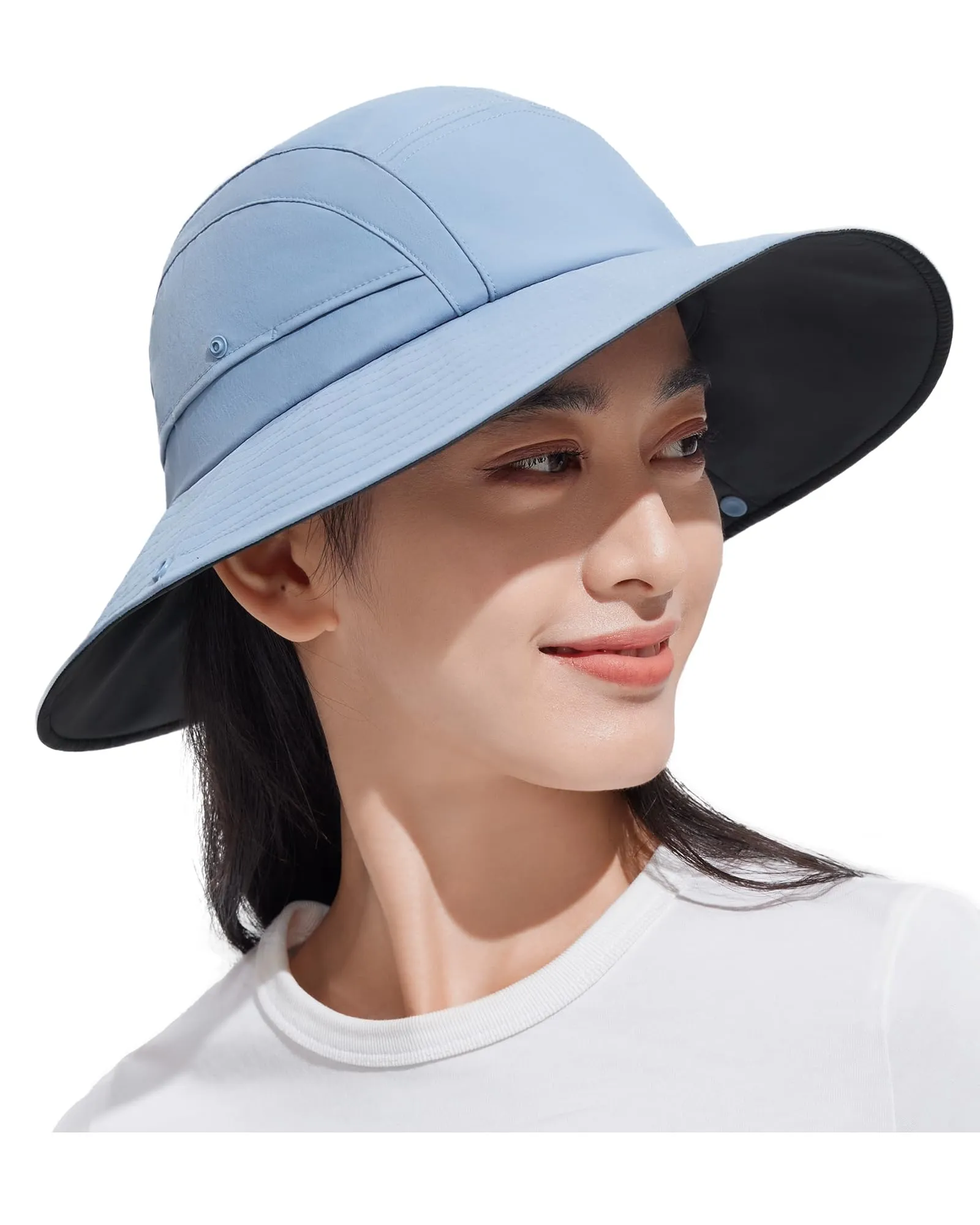 BENEUNDER Women's Bucket Fishing Hats - UPF50+ Waterproof Cowboy Hats, Foldable & Stylish