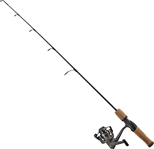 Berkley Lightning Ice Fishing Combo, Black/Grey, 32', Medium Heavy, 4 Bearing System