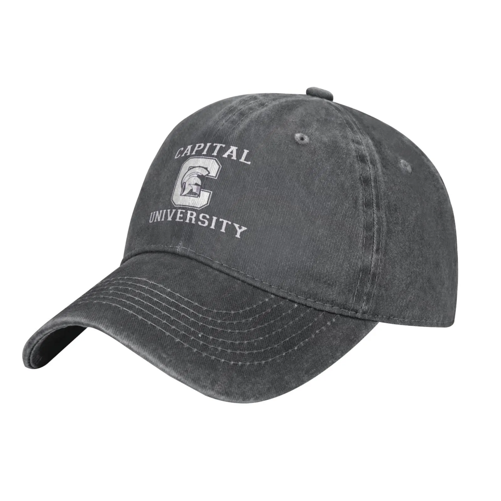 Capital University Hat Adjustable Baseball Cap, 100% Cotton, Unisex, Lightweight, UV Protection