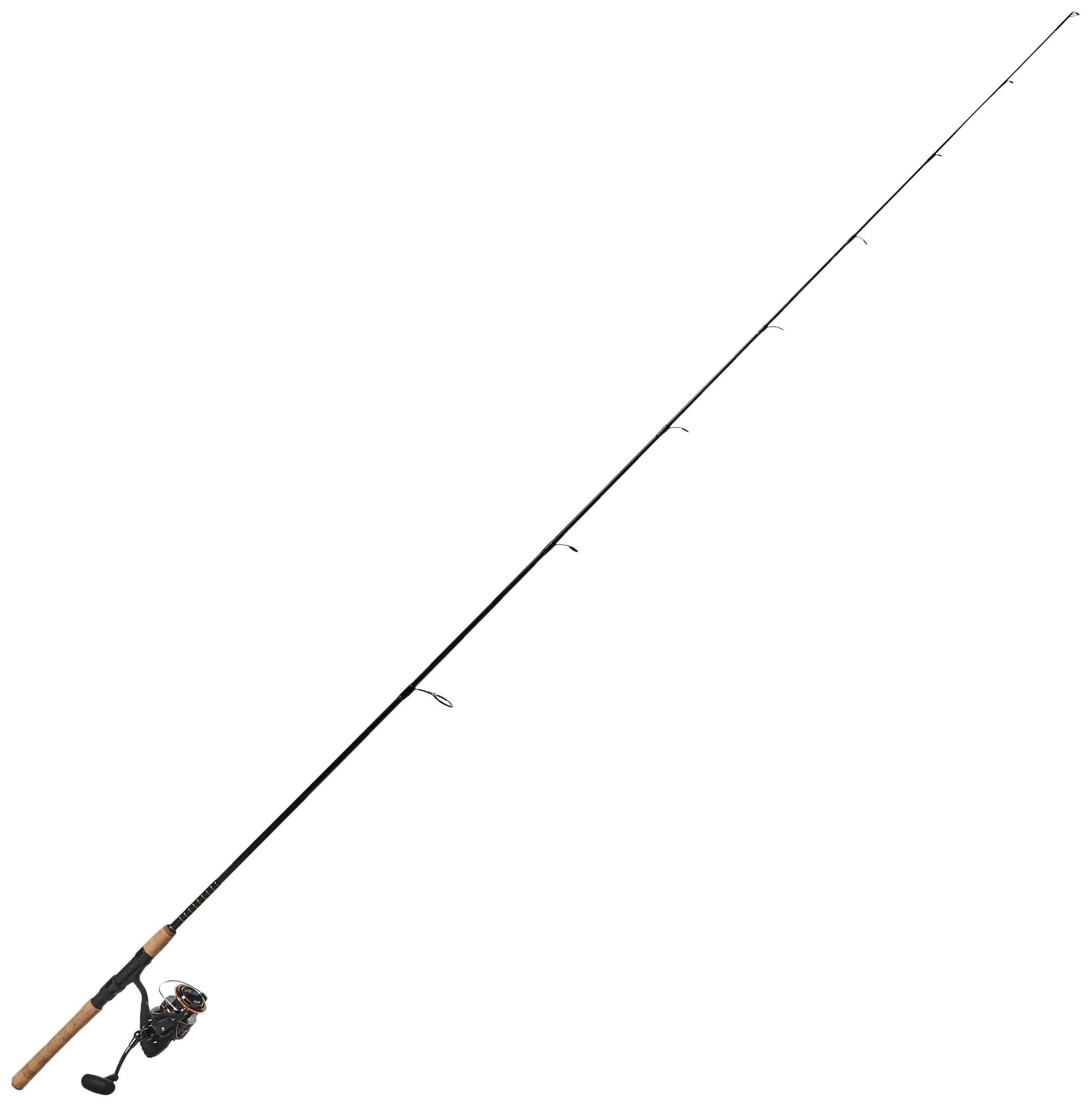 Daiwa BG4000/701MH Saltwater Spinning Combo, 7' Medium/Heavy Power Rod, 7 Bearings, Black