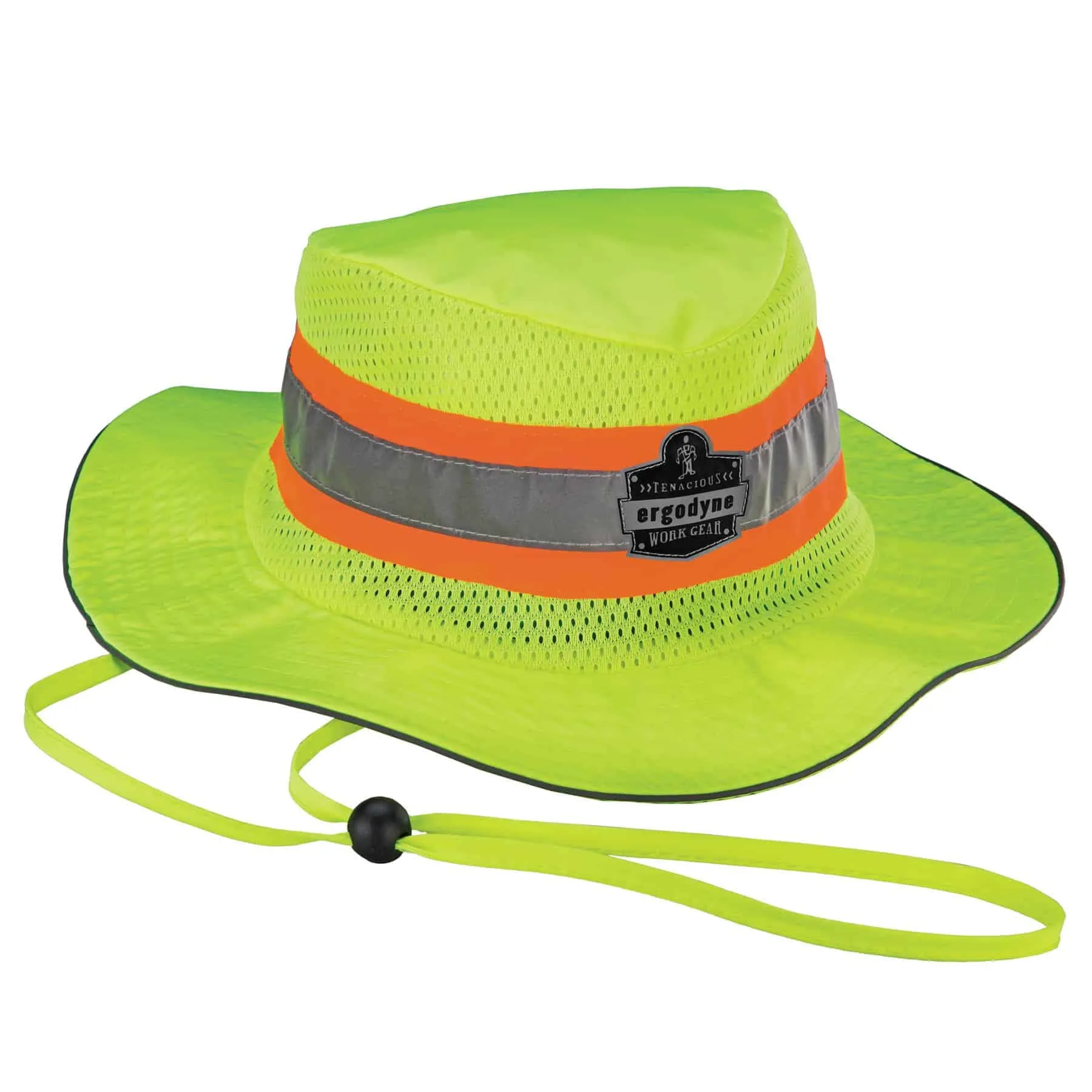 Ergodyne Chill-Its 8935MF Hi-Vis Sun Hat - Small-Medium, Instant Cooling Relief, Durable & Reusable