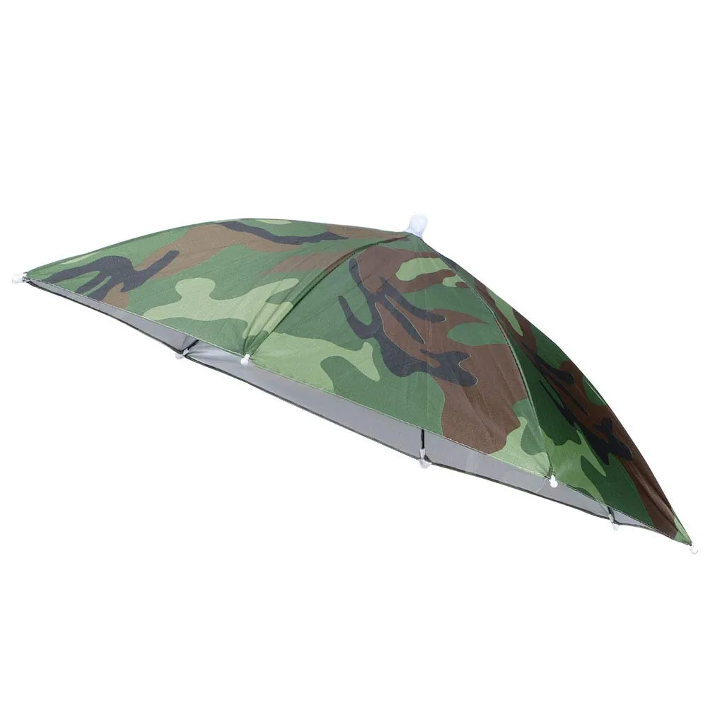 Fishing Umbrella Hat - Folding UV-Protecting Waterproof Sunshade for Fishing, Gardening, Golf