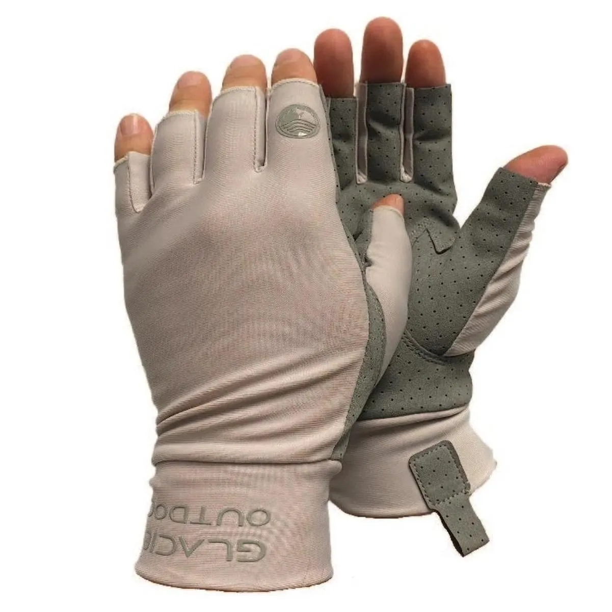 Glacier Glove Ascension Bay 50+ Sun Protection Small Fingerless Outdoor Fishing Gloves