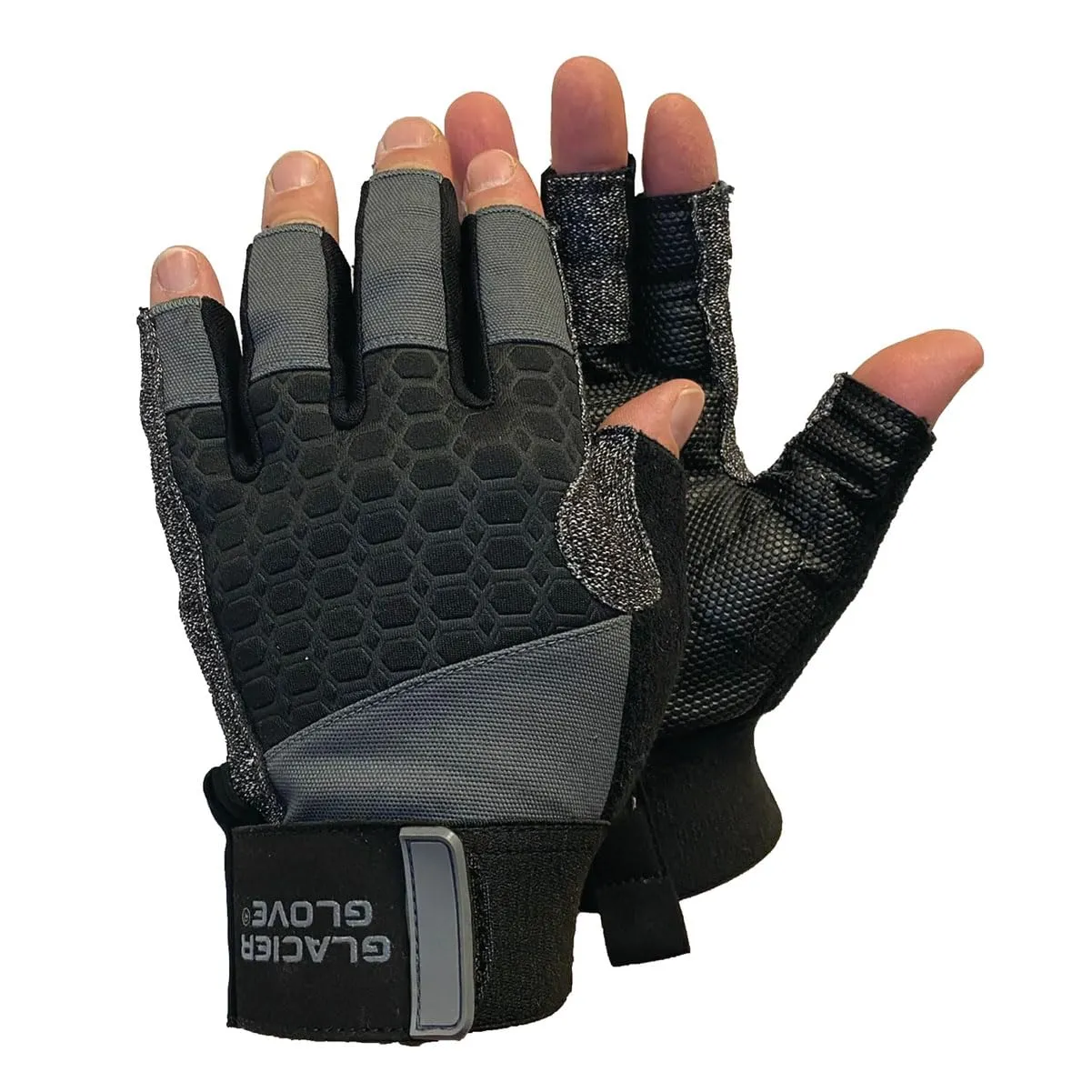 GLACIER GLOVE Stripping/Fighting Sun Glove Medium - Ultimate UPF 50+ Protection, Lightweight, Fingerless