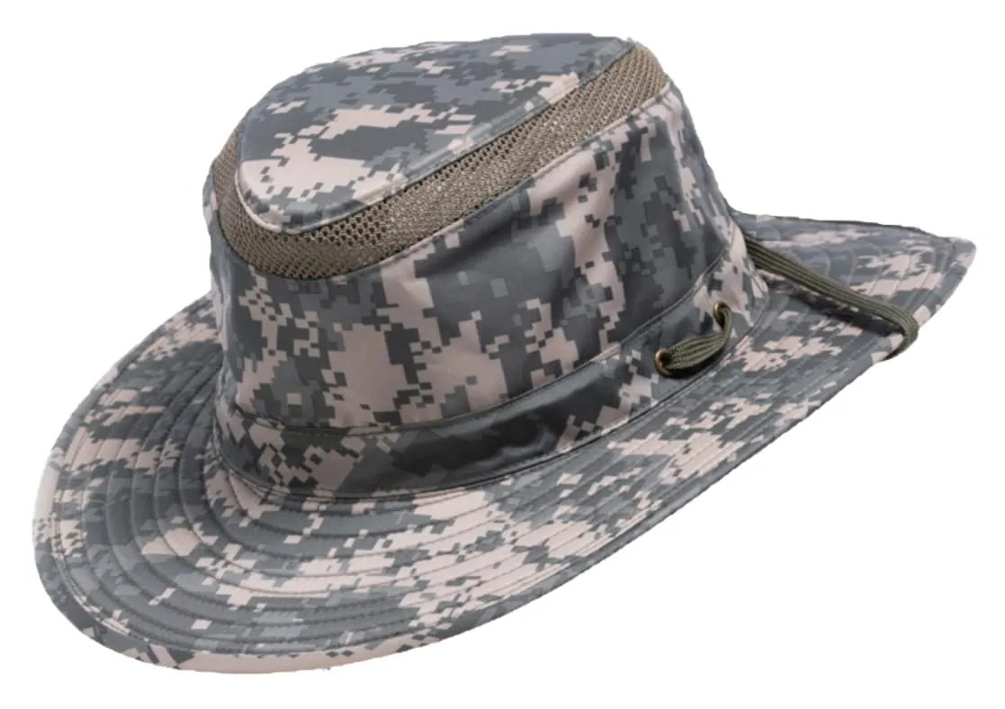 Henschel Digital Camo Booney Hat - X-Large, Water Repellent, UPF 50+, Lightweight & Packable