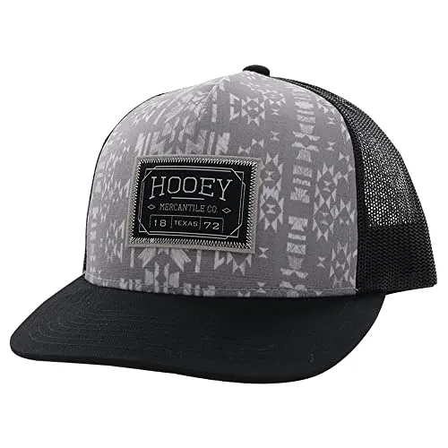 HOOEY Doc Adjustable Trucker Hat - Mesh Back, FlexFit, Mid-Profile, Snapback, Logo Patch