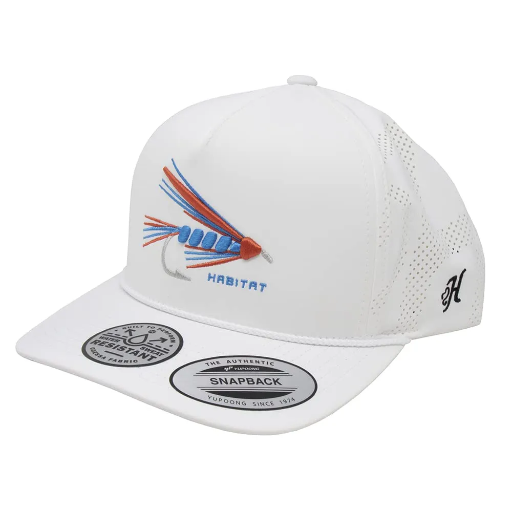 HOOEY Habitat Adjustable Snapback Trucker Hat - Mid-Profile, Water & Sweat Resistant, Structured