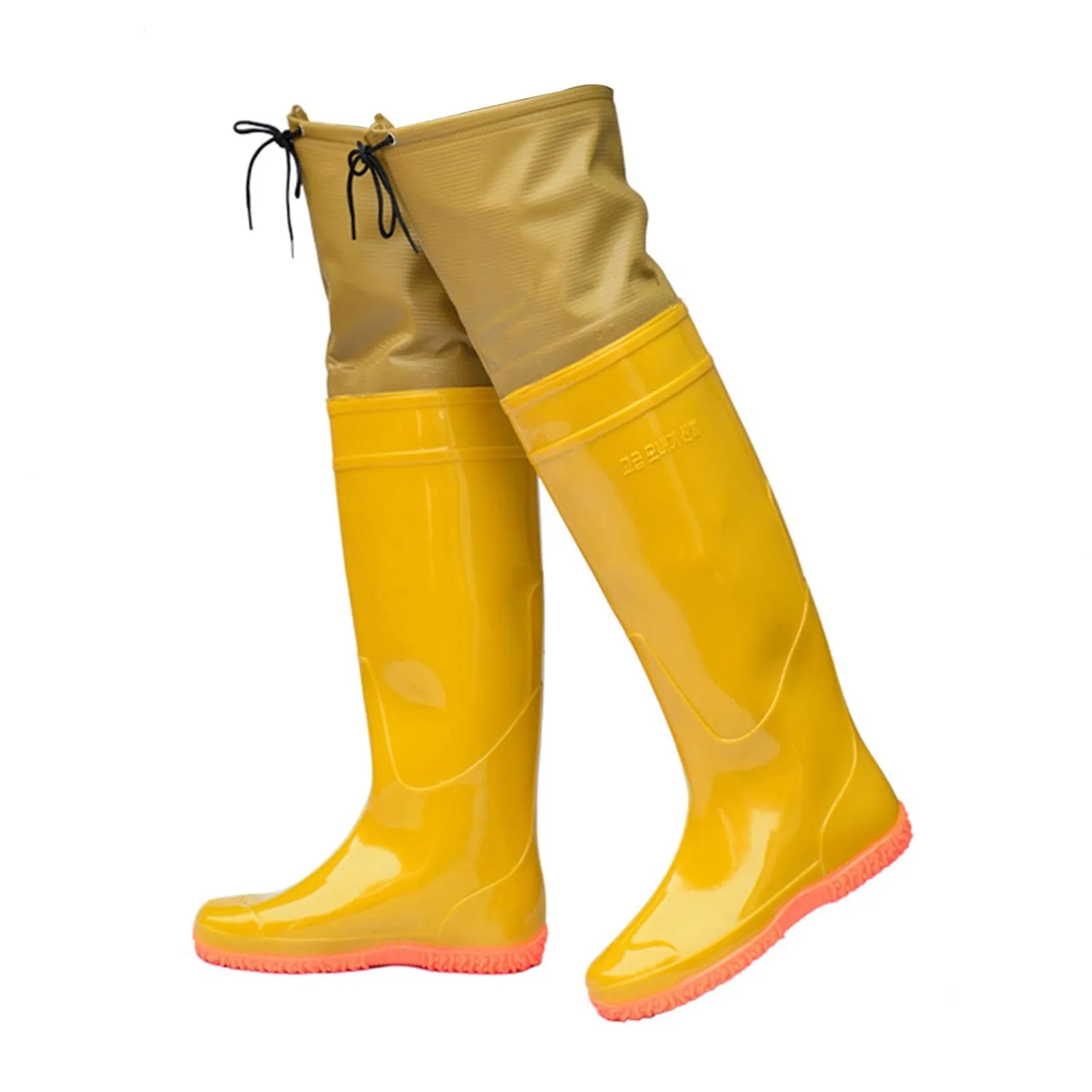 Men Women Hip Waders Boots Fishing Hunting Lightweight PVC Waterproof Knee High 60cm