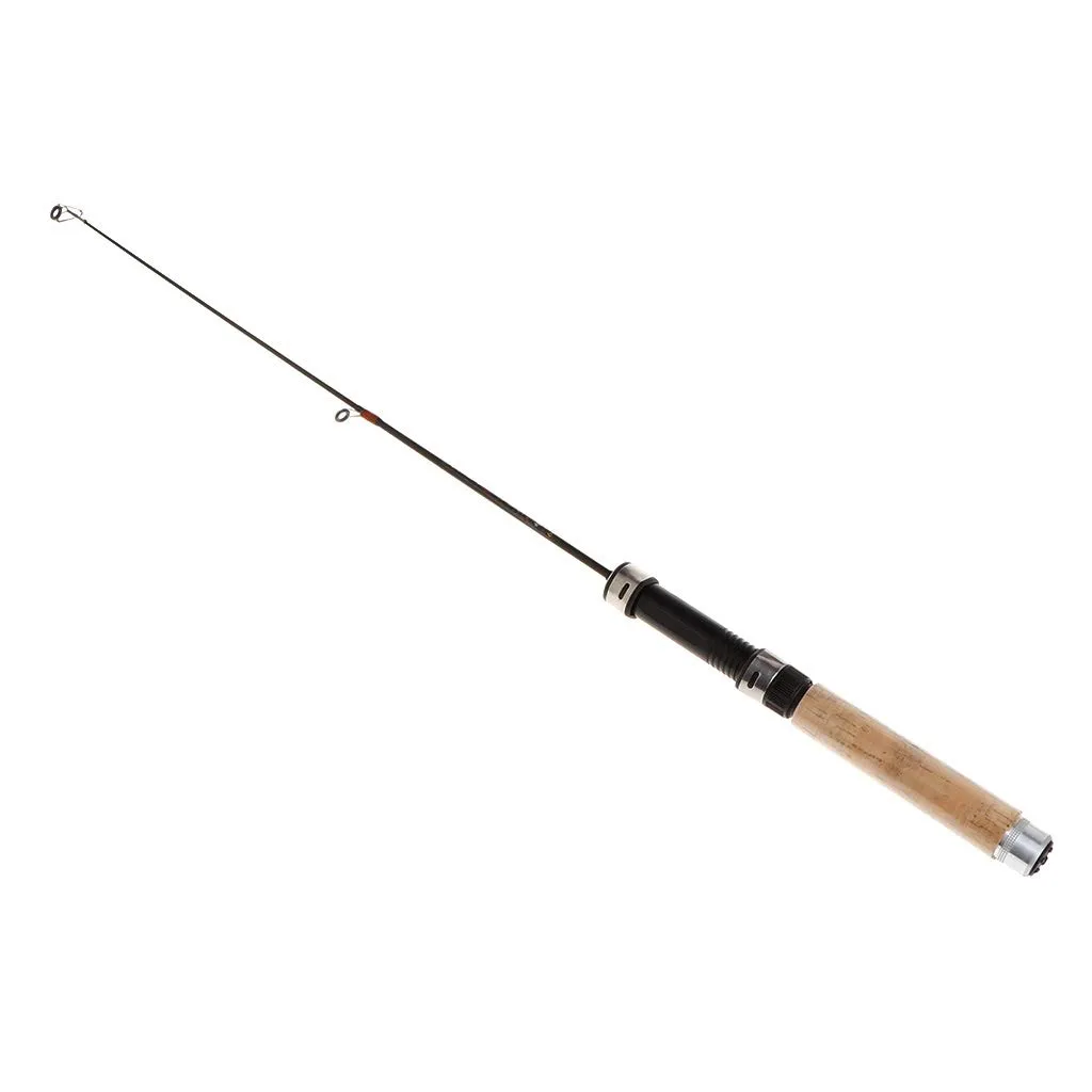 New Winter Telescopic Ice Fishing Rod, GRABLOOM 65cm/25.59in, Lightweight Fiberglass Combo