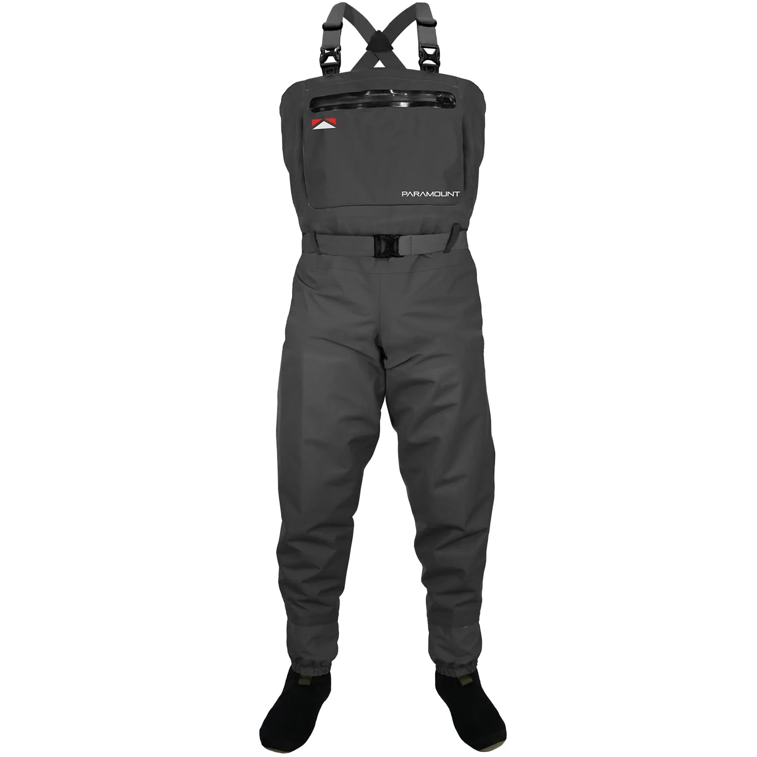 Paramount Outdoors Obsidian Breathable Stockingfoot Wader XL Charcoal Grey - Waterproof & Durable