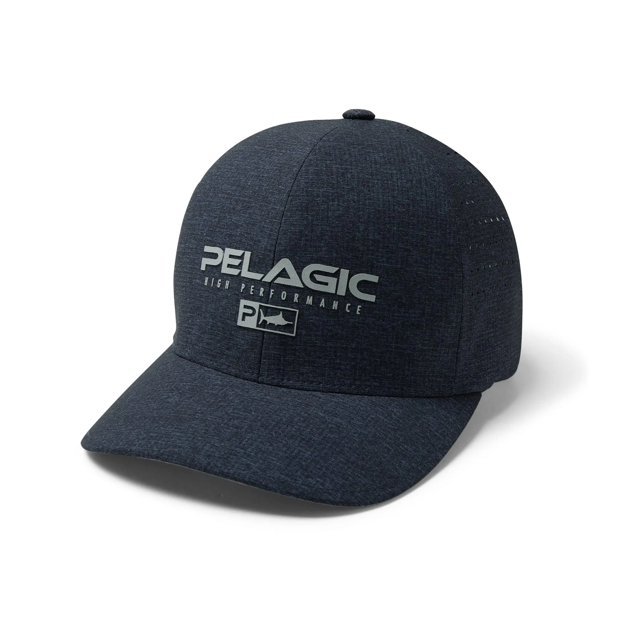 PELAGIC Flexfit Delta Heathered Cap - Large/X-Large with Thermal-Regulating Sweatband