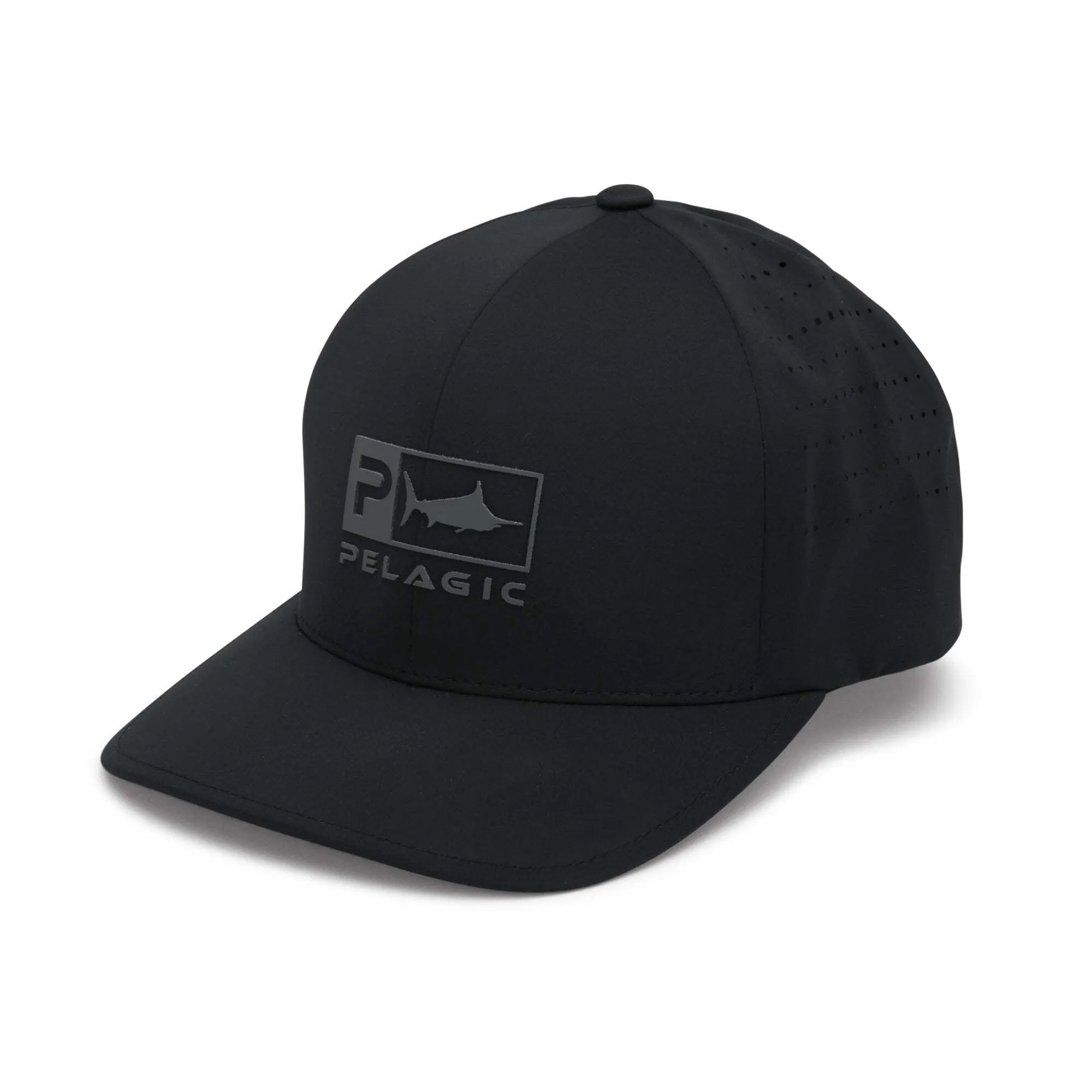 PELAGIC Flexfit Delta Icon Cap - Large-X-Large, Curved Brim, Thermal-Regulating, Stain-Preventing