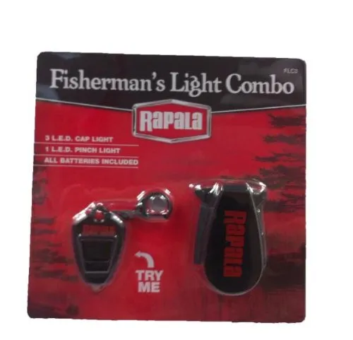 Rapala Fisherman's Light Combo with Pinch Light & Cap Light for Anglers