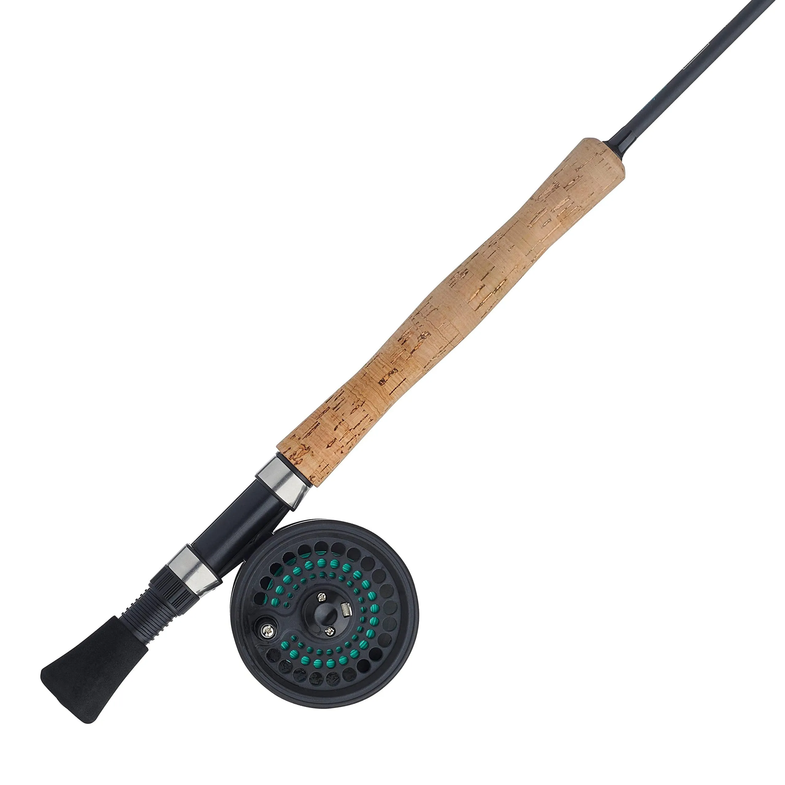 Shakespeare Cedar Canyon Fly Reel & Rod Combo Kit - 4-Piece Graphite, Ready-to-Fish, Fresh/Saltwater