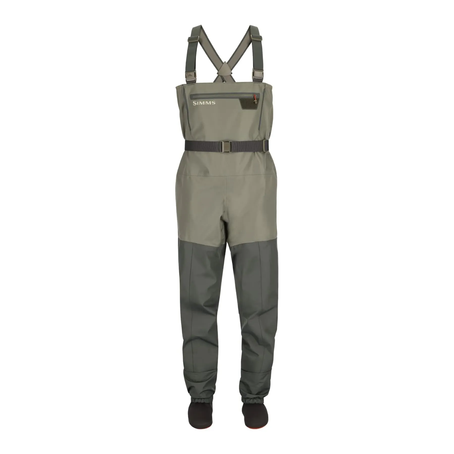 Simms Men's Tributary Chest-High Fishing Waders X-Large Short - Waterproof & Breathable Gear