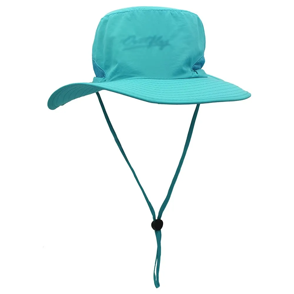 Waterproof Sun Hat Sky Blue UV Protection Bucket Cap - Lightweight, Breathable & Adjustable