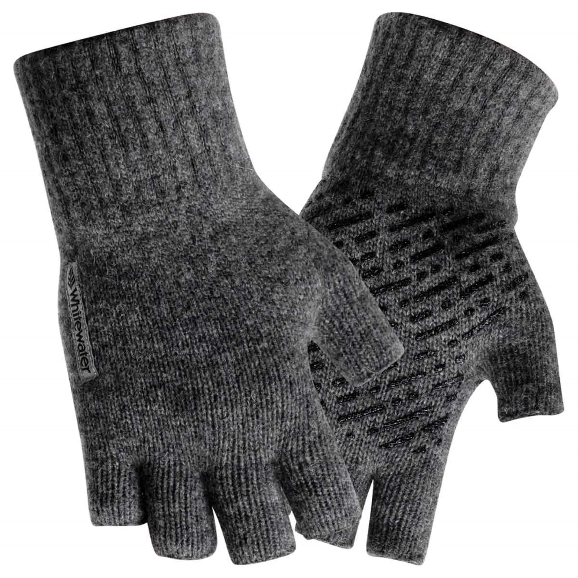 Whitewater Fishing Wool Fingerless Gloves - Small/Medium, Exceptional Dexterity, Durable, Secure Grip