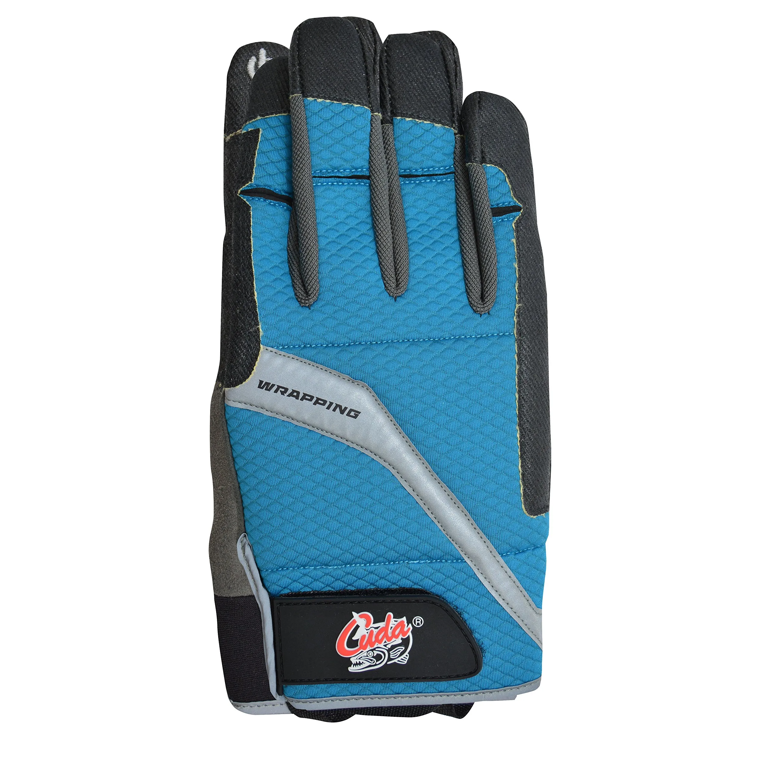 Wire Wrapping Fishing Gloves - Large, Cut Resistant Kevlar, Touchscreen Control, Velcro Secure