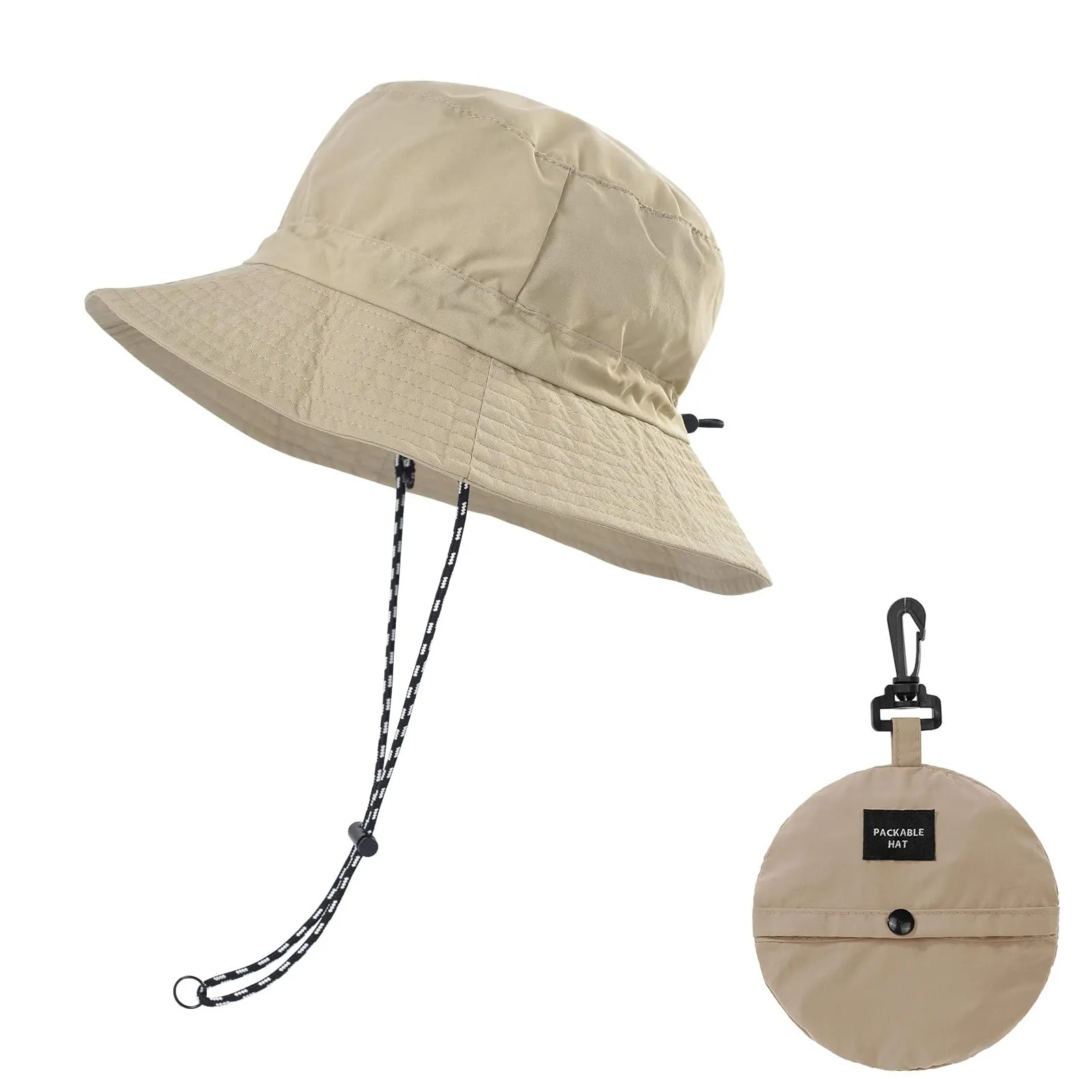 Women's Hiking Hat with UV Protection - Lightweight Waterproof Adjustable Packable Safari Hat