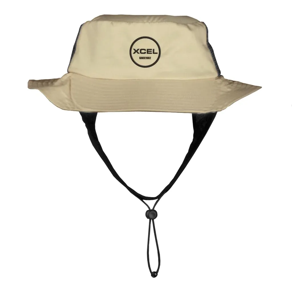 XCEL Essential Water Hat - Small-Medium, Full Wraparound Brim, Lightweight Mesh Chin Strap